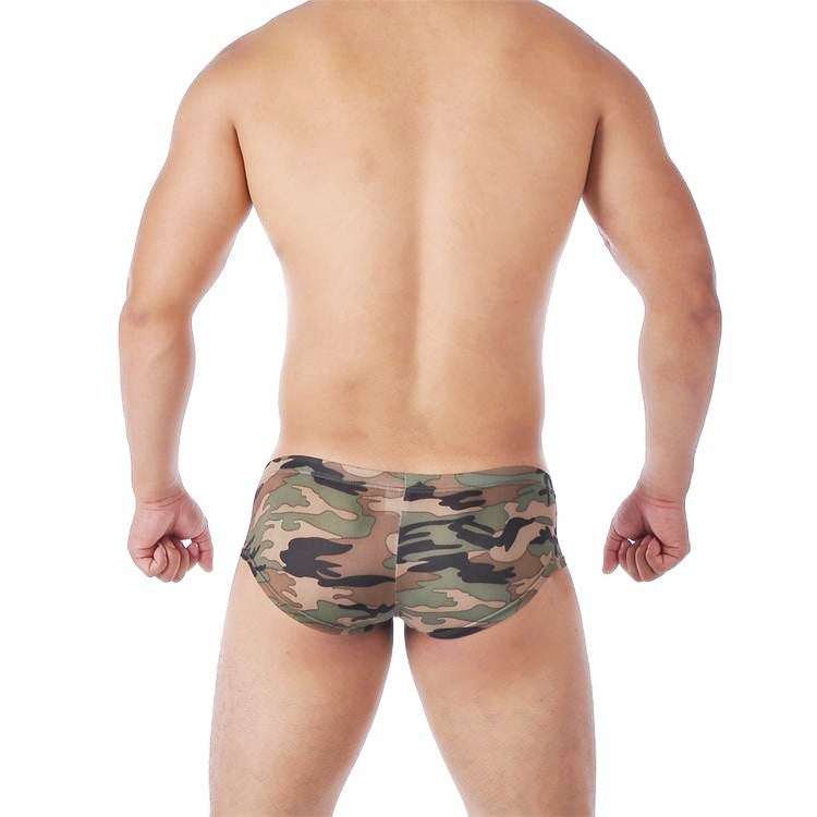 Men's Underwear Camouflage Small Boxer Low Waist