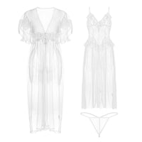 Net Yarn See-through Temptation Nightdress