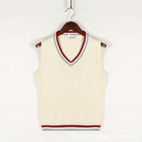 Thickened V-neck Pullover Woolen Vest Men