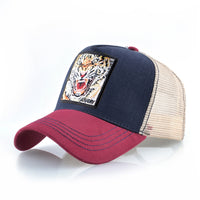 Simple Breathable Baseball Cap With Animal Embroidery