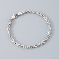 Hip-hop Trendy Braided Chain Couple Bracelet Accessory