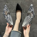 2026 New Arrival Women's Pointed-Toe Wedge Heels Stylish Minimalist Slip-On Pumps Versatile Elegant Design