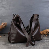 Womens Stylish Retro Large-Capacity Crossbody Bag