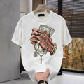 Boy's Printed Crewneck Short-Sleeve Loose T-Shirt