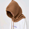 Knitted Wool Drawstring Pullover Hat