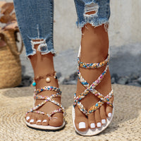 European And American Style Fashionable All-match Flat Sandals