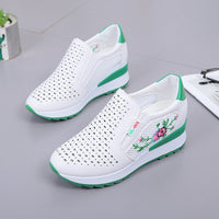 Women Comfortable Casual Shoes Summer Slip On Loafers Mixed
