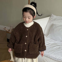 Winter One-piece Fleece Double-sided Fleece Clothing, Warm Cotton-padded Coat