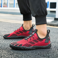 Men's Sports Leisure Mountaineering Shoes Hollow-out Fly Knit