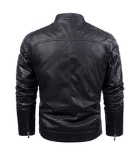 New Style Men's Velvet Thickened Stand Collar Casual Fashion
