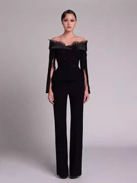Socialite-style Elegant High-end Gown Set