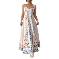 Women's Fashion Sleeveless Dress With Thin Straps