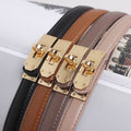 Belt Women's Ornament With Skirt Sweater Coat Black Thin Waist Strap Accessories Cowhide Waist Cover