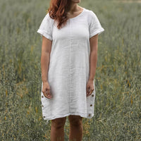 Round-neck Loose-fitting Figure-flattering Casual Dress