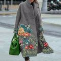 Women's Long Sleeve Turn-down Collar Coat Coat
