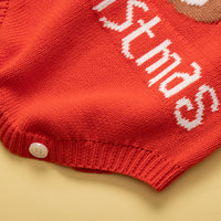 Christmas Babies' Knit Jumpsuit Autumn And Winter