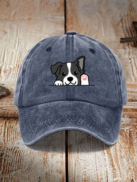 Washed Cotton Printed Hat Distressed Dad Cap Men Retro Baseball Cap Hot Soft Top Sun Hat