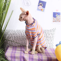 Hairless Cat Pet High-Elastic Pure Cotton Pique Short Sleeve