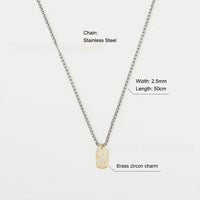 Vacuum Plating 18K Gold High Polished Stainless Steel Necklace