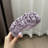 Vintage Pleated Wide Edge Hair Band