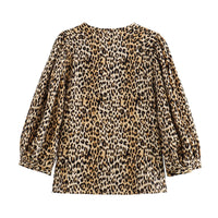 Crew Neck Casual Loose Printed Shirt