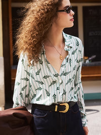 Long-sleeved Loose-fitting Casual Shirt