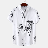 Hawaiian Floral Men's Short-sleeved Shirt Fashion