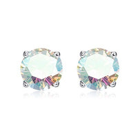 Double-headed Zircon Puncture Internal Thread Titanium Alloy Navel Stud