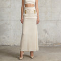 Women's Sexy Vintage Satin Figure-flattering Skirt