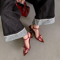 Gold Wedge Women's Summer Thin Strap Profiled Heel High Heels