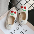 Cherry Set Foot Soft Sole Casual Leather Shoes