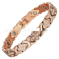 Titanium Steel Bracelet For Fashionable Lucky Clover Design In Stainless Steel