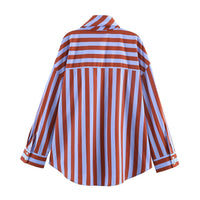 Women's Relaxed-fit Loose-fitting Long-sleeve Shirt