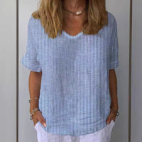 Foreign Trade Cross-Border Amazon Creative Pattern Short-Sleeve Women's Top