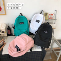 Casual All-match Backpack Male Middle School Student Campus
