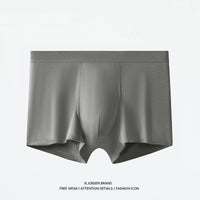 Antibacterial Crotch Plus Size Summer Breathable Thin Boys Boxer Briefs Heads