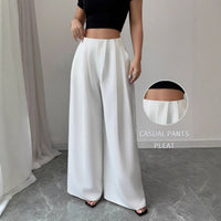 Light-luxury Figure-flattering Draped New Chinese-style Wide-leg Casual Pants