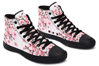 Printed Couple High Top Canvas Shoes