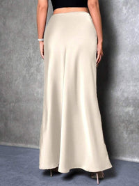 Satin Skirt For Spring And Summer