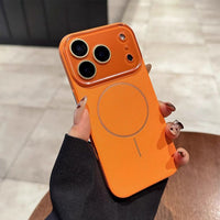 Horse-Year Leather-Grain Magnetic Phone Case