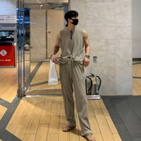 Sleeveless T Shirt Vest Men's Casual Loose
