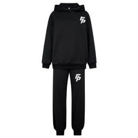 Long Sleeve Hooded Sweatshirt With Jogger Pants Two-Piece Set