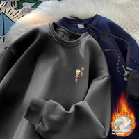 Men's And Women's Pure Cotton Crewneck Sweatshirt