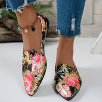 Casual Flat Pointed Toe Women's Thin Shoes