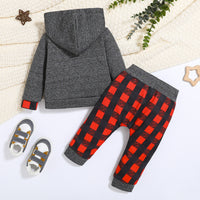 Children's Hooded Sweater Korean Style Fashion Baby Boys' Casual Suit
