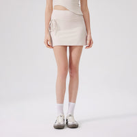Women's Simple A- Line High Waist Running Sports Skirt
