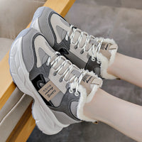 Winter Thermal Fleece-lined Sneakers Women