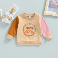 Children's Letter Printing Color Matching Personalized Sweater