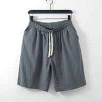 Men's Summer Plus Size Cotton Linen Shorts