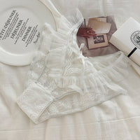 Women's Japanese Sexy Lace Ruffles Thin Seamless Underwear